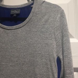 Long Sleeve Lightweight Sweater with Sheer back